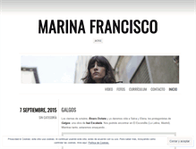 Tablet Screenshot of marinafrancisco.net